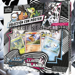 COLECCIÓN CON PÓSTER FULGOR NEGRO Y LLAMA BLANCA
